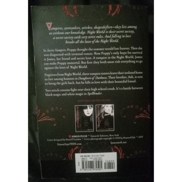 Night World Vol. 1 by L.J. Smith – Paranormal Romance – Paperback - Picture 2 of 2